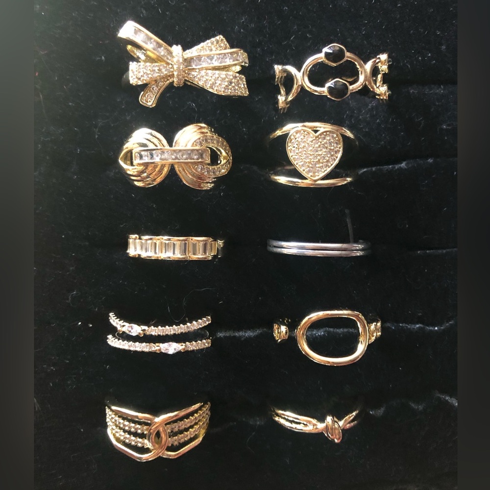 NEW Pretty Bird Adjustable Rings = 10 qty